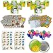 Safari Zoo Animal Party Favors 120 Piece Set Includes Treat Boxes and Enough Party Favors Birthday Bundle for 12 Kids Jungle Animal Party Supplies Pack