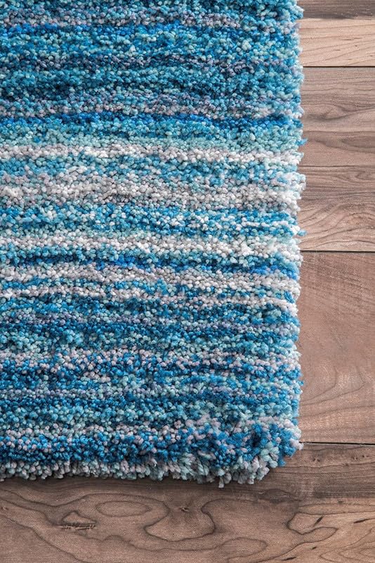 Image of zia carpets Cozy Soft Shaggy Non Slip Carpet for Home Decor Aesthetic Rugs with 2.5 inch Thikness Size 8x10 feet