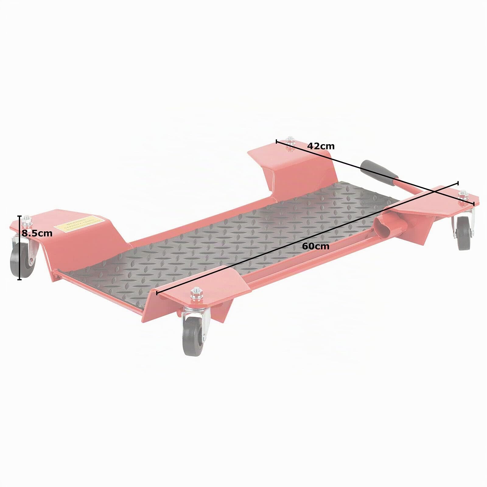 Plataforma para moto con ruedas, soporte central. Base para mover motos, 150KG