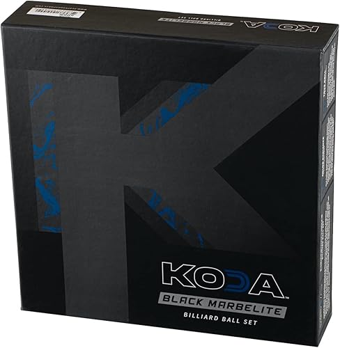 Miniatura 2 de Koda Sports KBBM - Juego completo de billares y pelotas de billar y billar (2-14 pulgadas), color negro