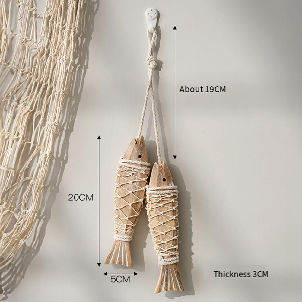 Navette vintage pour filet de pêche en bambou sculpté à la main
