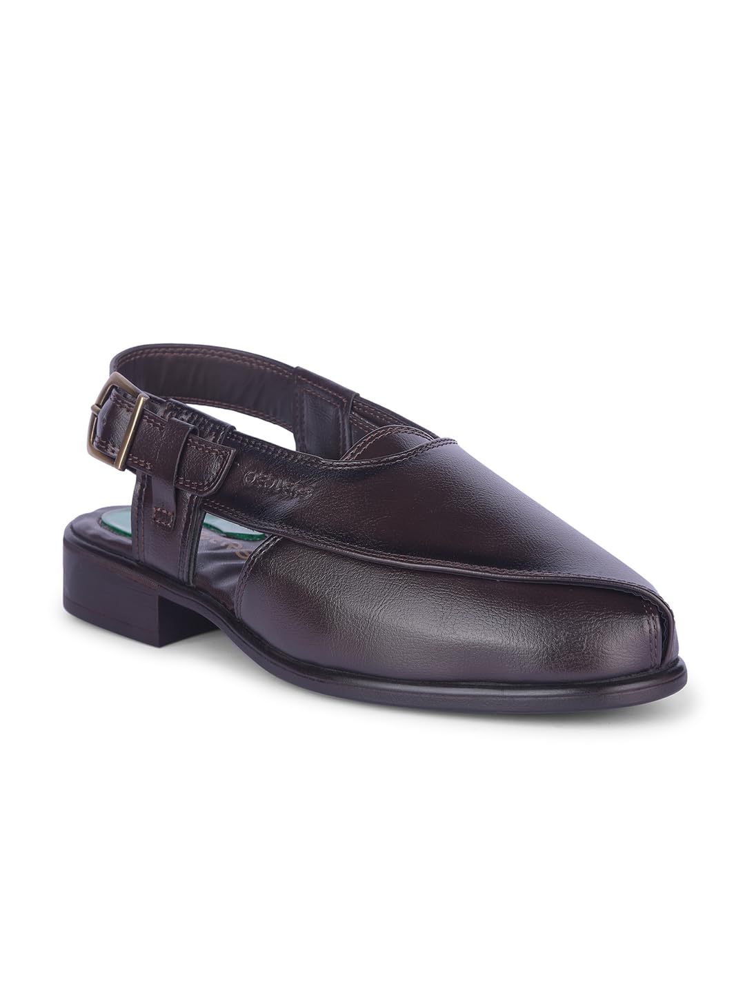 Liberty Healers PISHOR-2E Casual Sandal For Men With PU Upper | Comfortable Sole | Stylish & Modern | Lightweight & Durable | Breathable, Adjustable Strap | Sling Back Closure (11 UK - Brown) (B0CWTY9VYB) Amazon Price History, Amazon Price Tracker