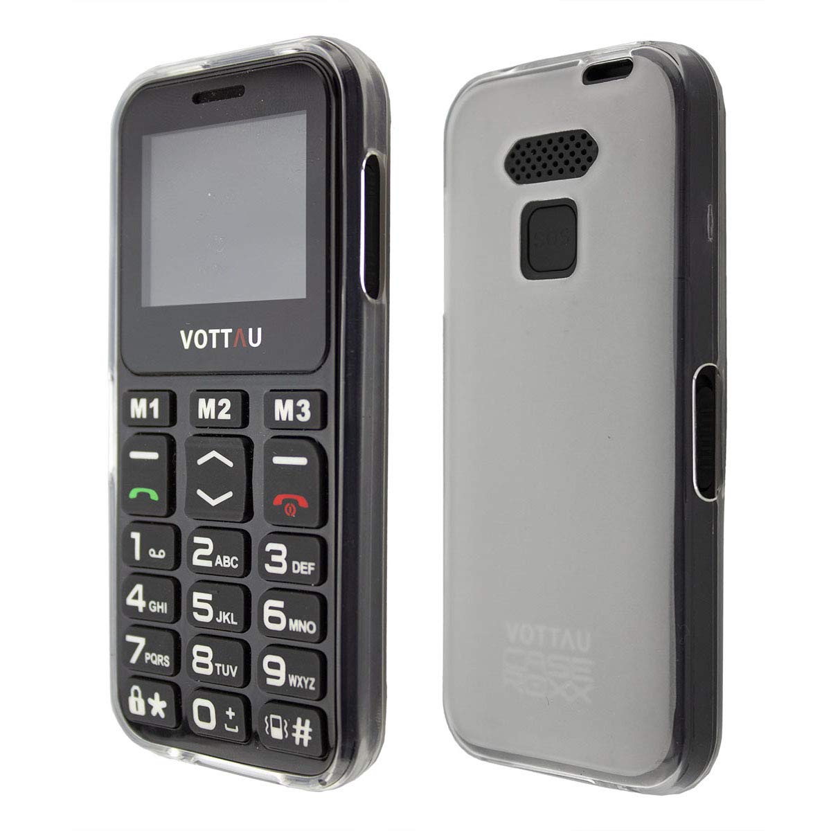 caseroxxTPU-Case in clear for Vottau E09 – shockproof & precise fit
