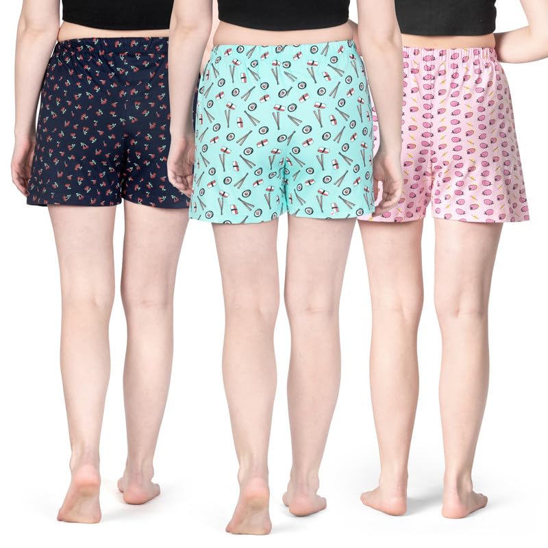 Image of Real Basics Women's Regular Shorts (Pack of 3)