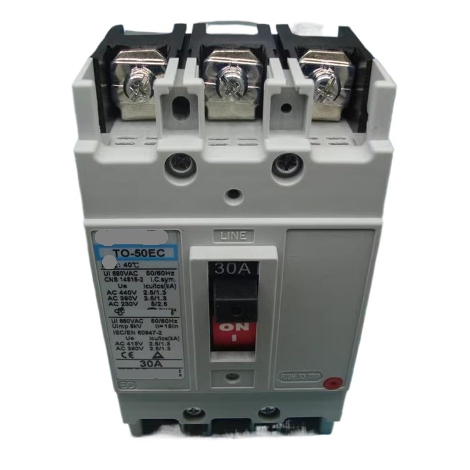 2RD58I8PM Circuit Breaker TO-50EC 3P 30A