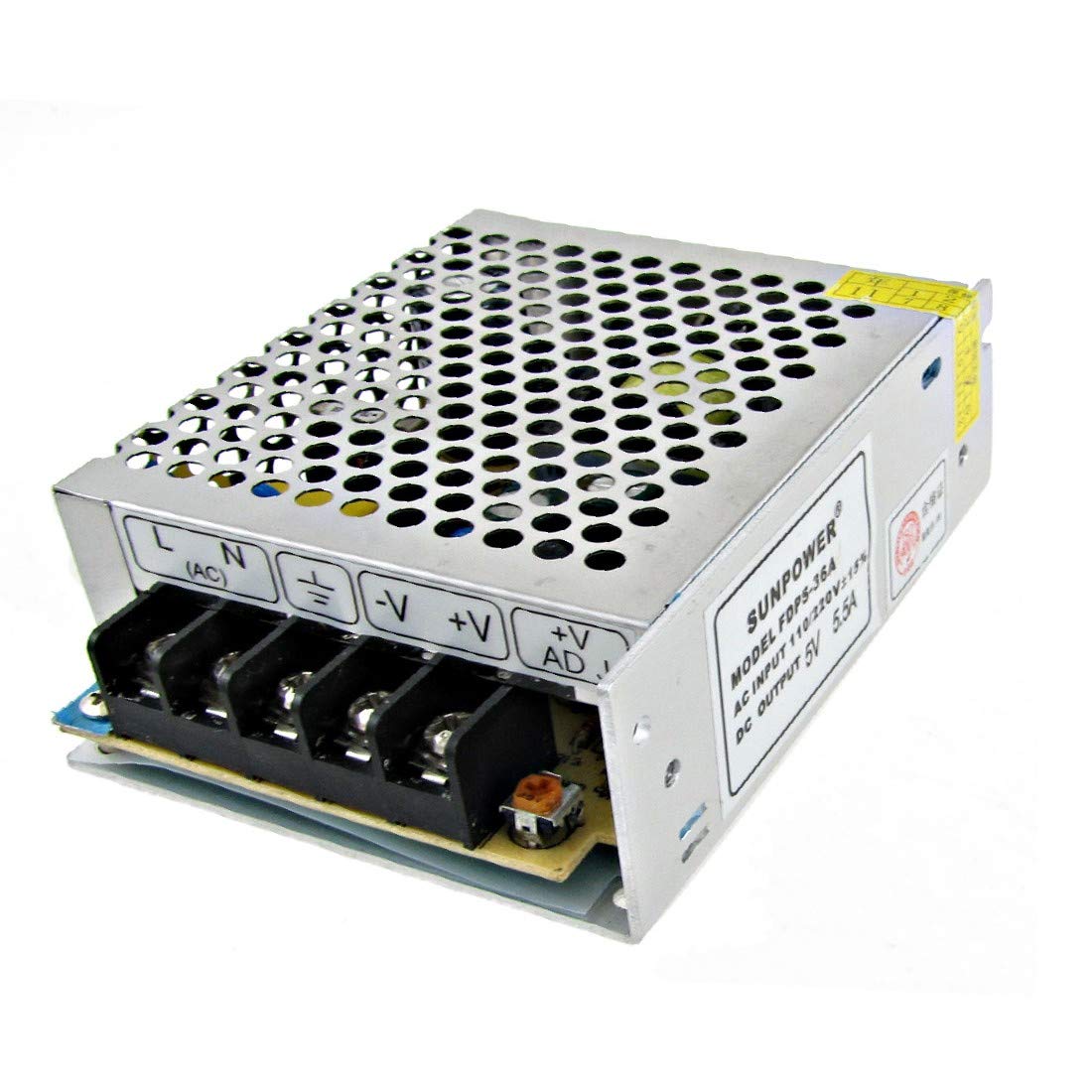 Bloc alimentation 5V 5.5A transformateur AC 220V DC 5V 27W LED