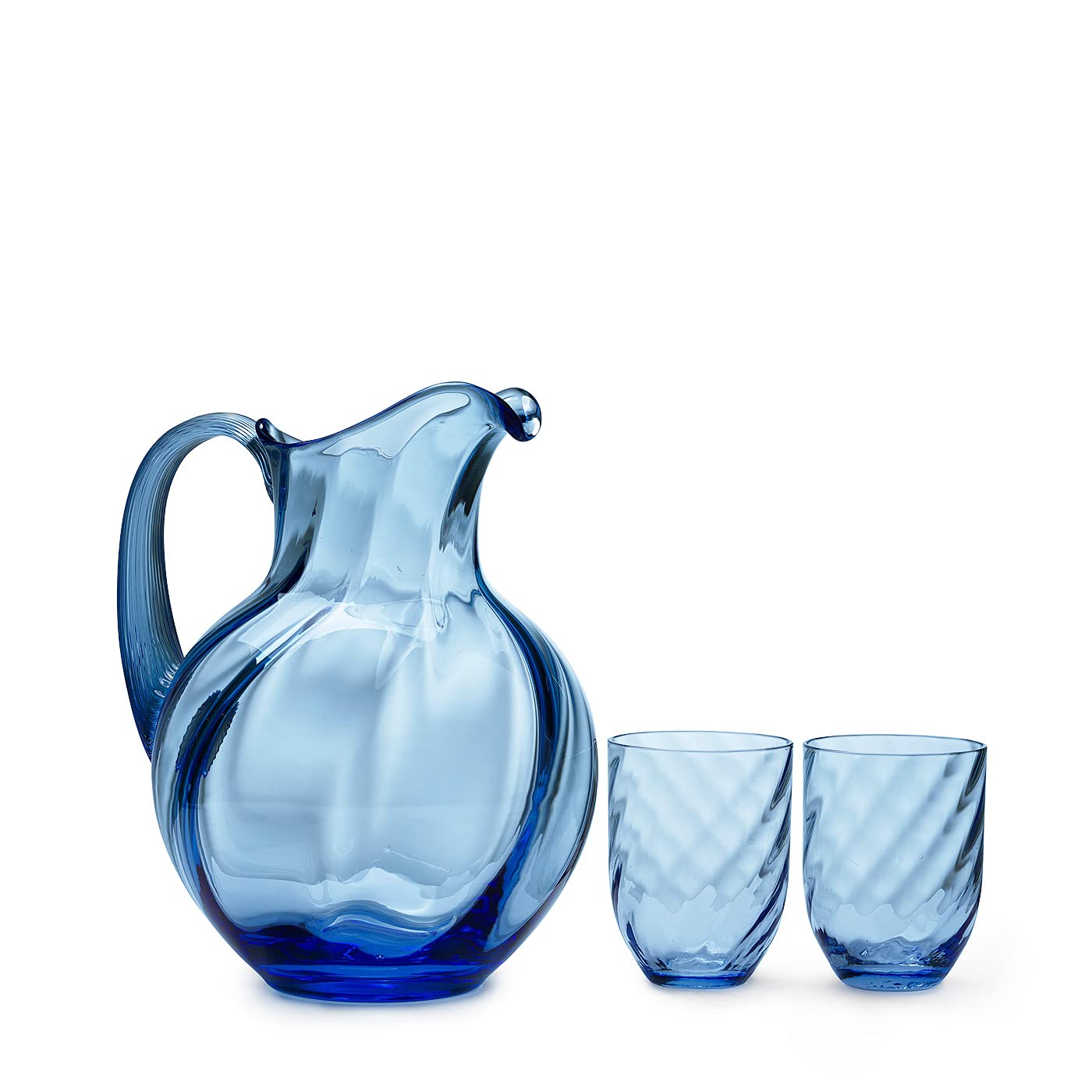 In Flore, Sylvia Swirl - Caraffa, colore: Azzurro