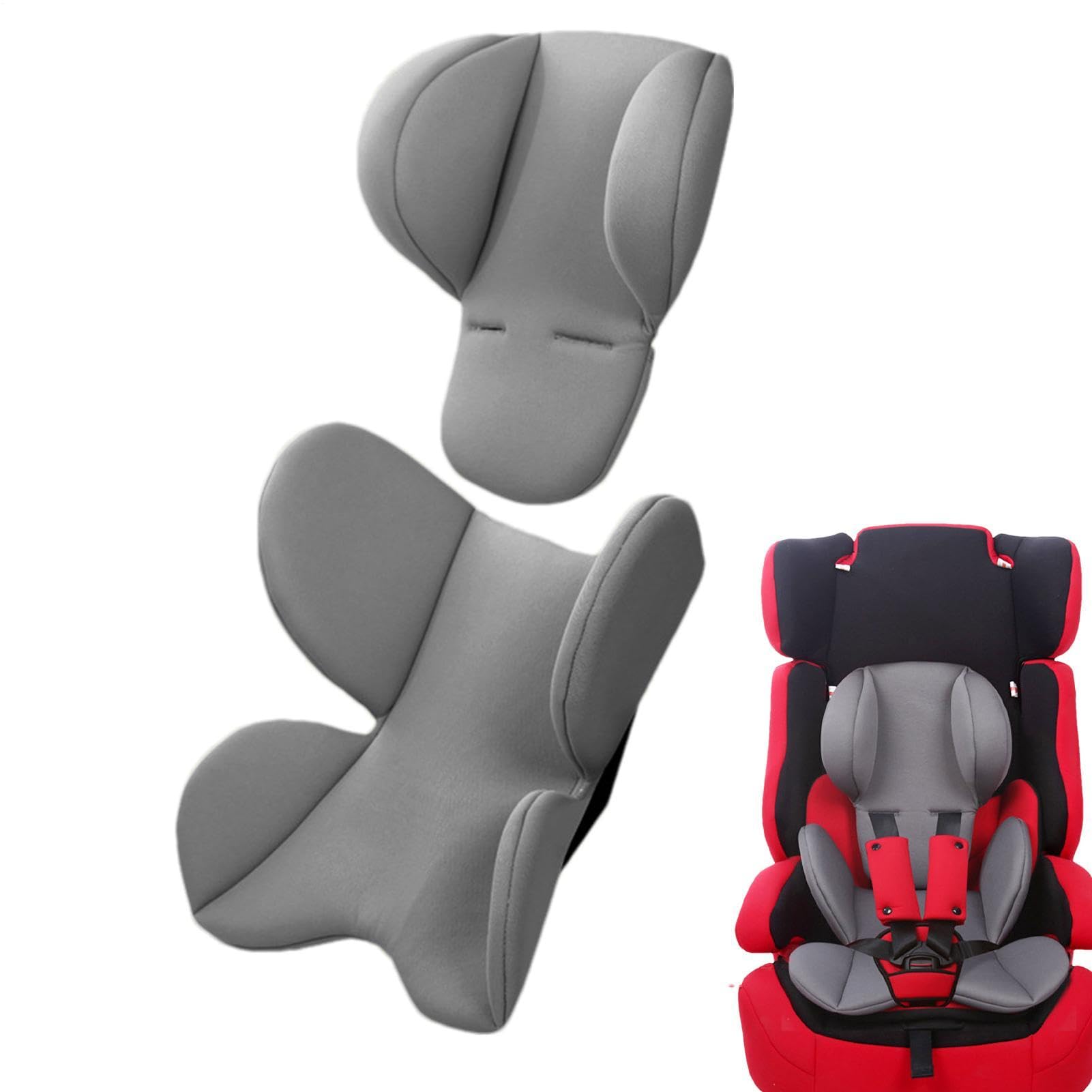 Insert De Poussette Pour Bébé – Coussin De Soutien Pour Siège De Voiture | Coussin De Soutien Du Corps Du Nourrisson Pour Poussette, Balançoire, Videur, Voyage | Doublure De Positionnement Souple