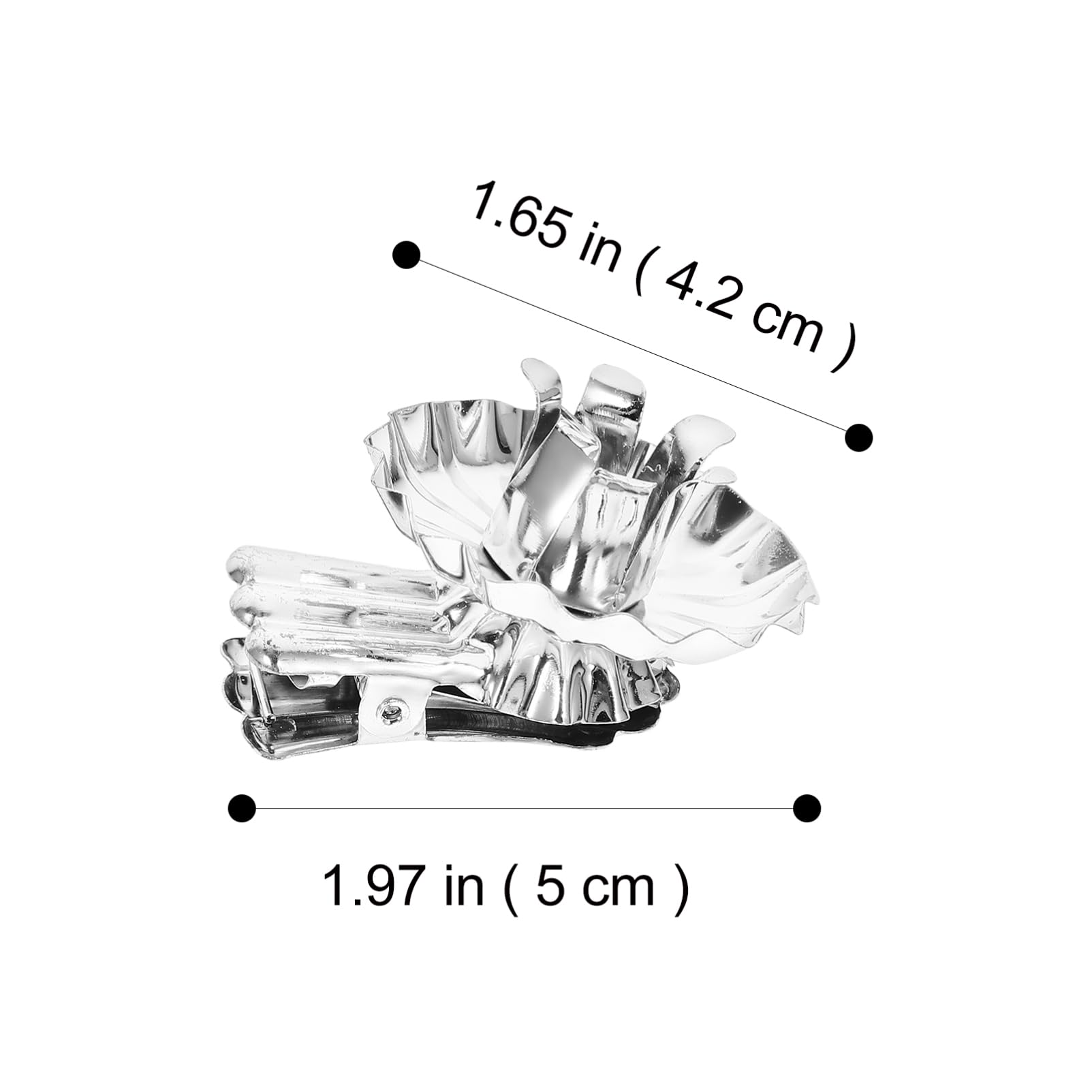 OFFSCH 36pcs Christmas Candle Holder Clips Shaped Candlestick Holders Decorative Clips for Tea Lights for Holiday Decor and Events