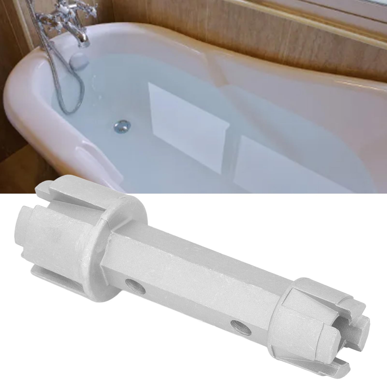 Bouchon De Drainage Pour Baignoire - Caoutchouc Argenté, Durable Et Universel