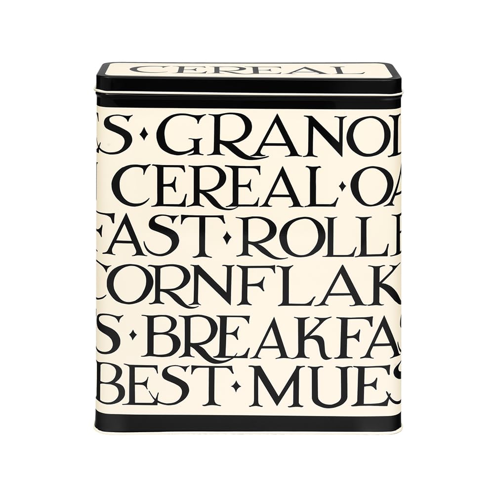 Emma Bridgewater Black Toast Cereal Storage Tin BT3371 Kitchen Canister