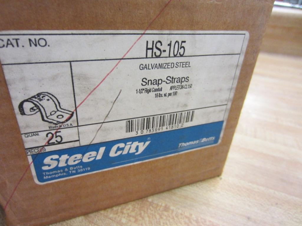 Thomas and Betts HS-105 Snap Straps 1 1/2" HS105 (Pack of 23)