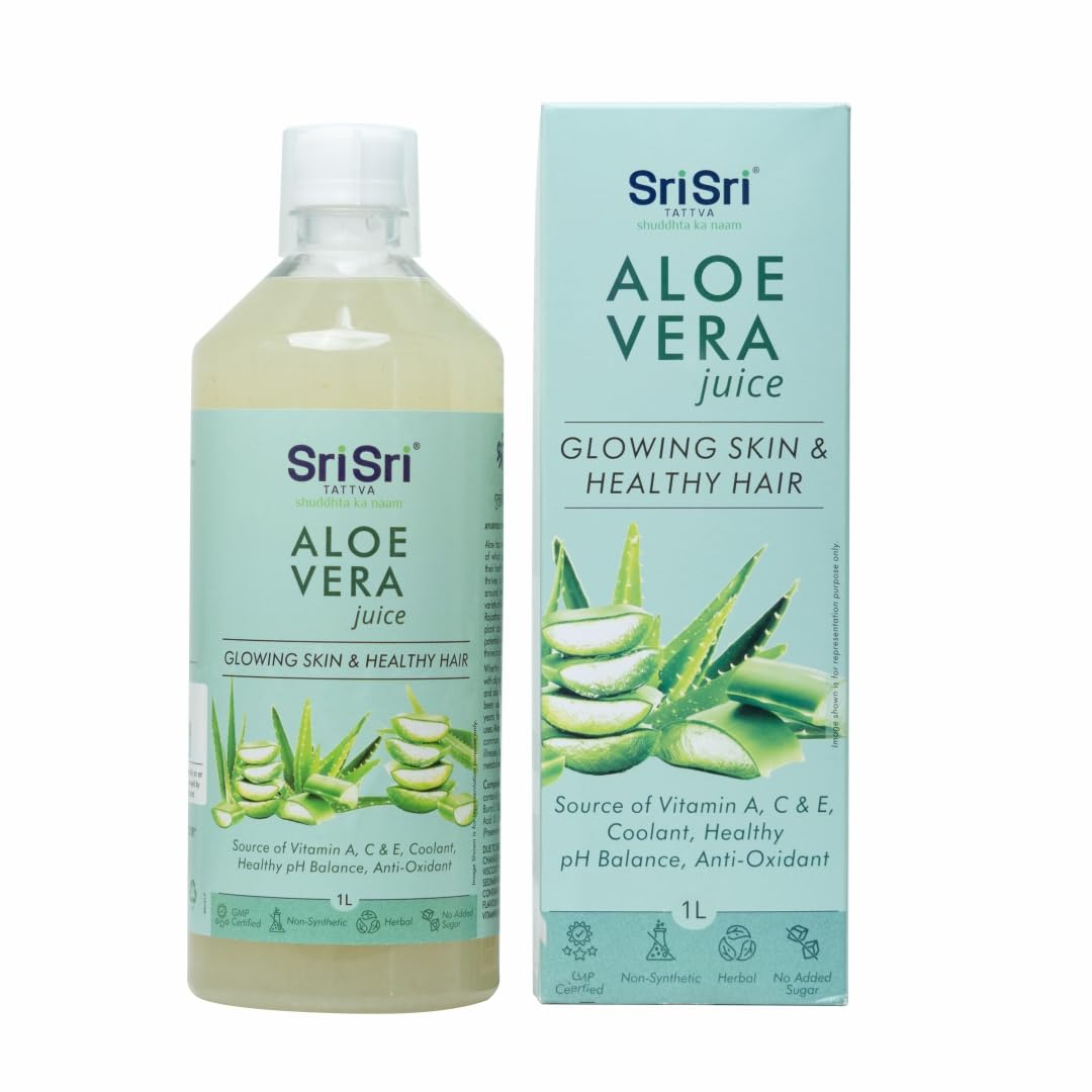Sri Sri Tattva Shuddhta ka Naam | Aloe Vera Juice - Natural | Supports Healthy Weight Management | Aids in Detox | Improve immunity | 1 L