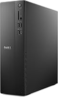 Dell Slim Desktop ECS1250: Intel Core i3-14100, 8GB DDR5 RAM, 512GB SSD, WiFi 6, Win11 Home, Multi-Monitor - Black