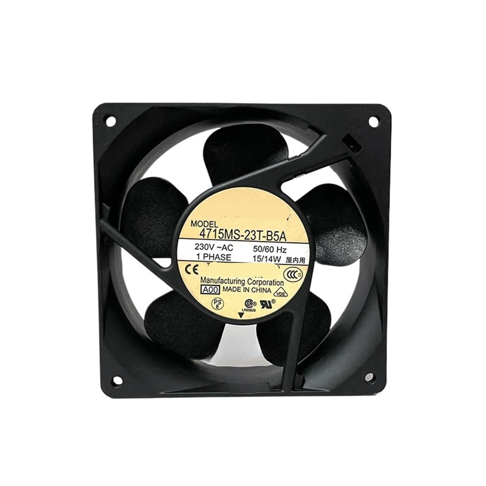 UITGVDQAT 4715MS-23T-B5A A00N Fan 230VAC 15/14W 119x119x38mm