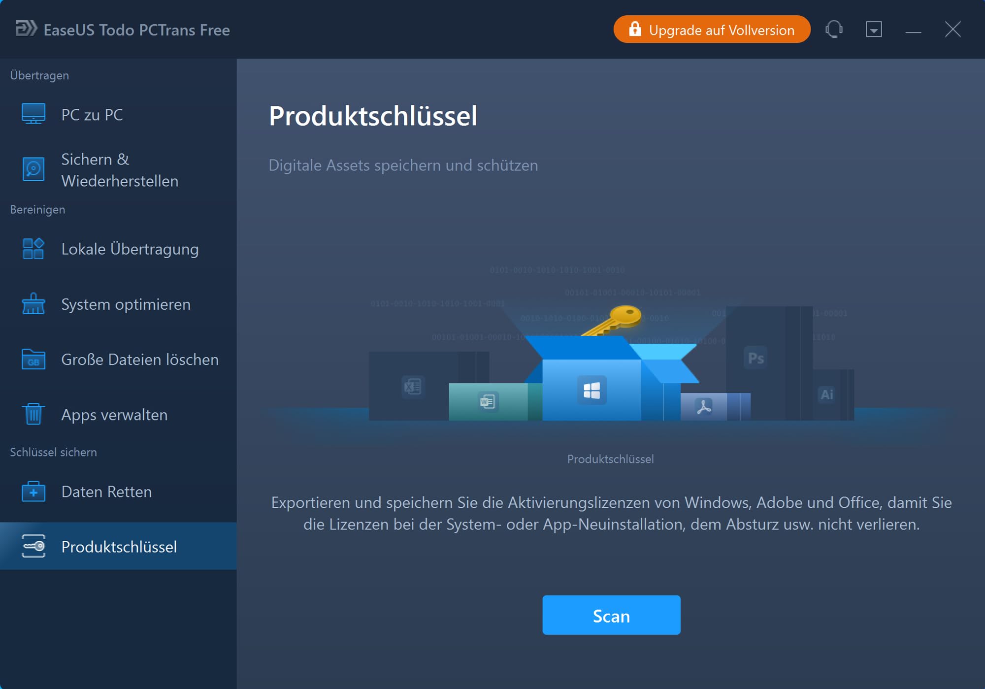 EaseUS Todo PCTrans 14 Professional - PC-Umzug leicht gemacht, Übertragung von Programmen, Dateien & Einstellungen, 2 PCs, für Win 11/10/8/7