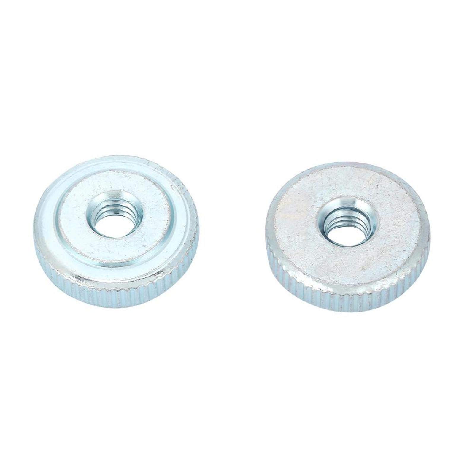 Dadi per impugnatura da 10 pezzi GB807 Dado zigrinato zigrinato Dado zigrinato in acciaio al carbonio zincato(M6（10pcs）)
