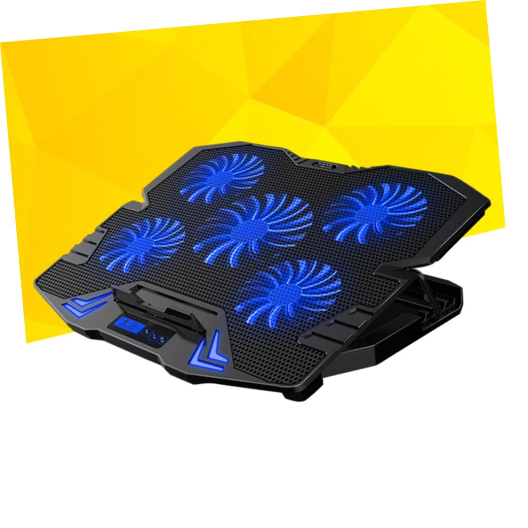 Base Raffreddamento Laptop con Ventole Silenziose Superficie Resistente Supporto Regolabile Inclinato per Dissipazione Del Calore Alimentazione USB Adattatore Antiscivolo Design