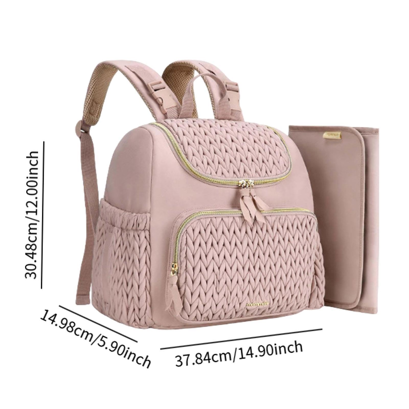 Zaino per pannolini per neonati, leggero, impermeabile, per mamme e | borsa per il cambio del pannolino, organizzata, casual, grande capacità, maternità, cura del bambino, pannolino
