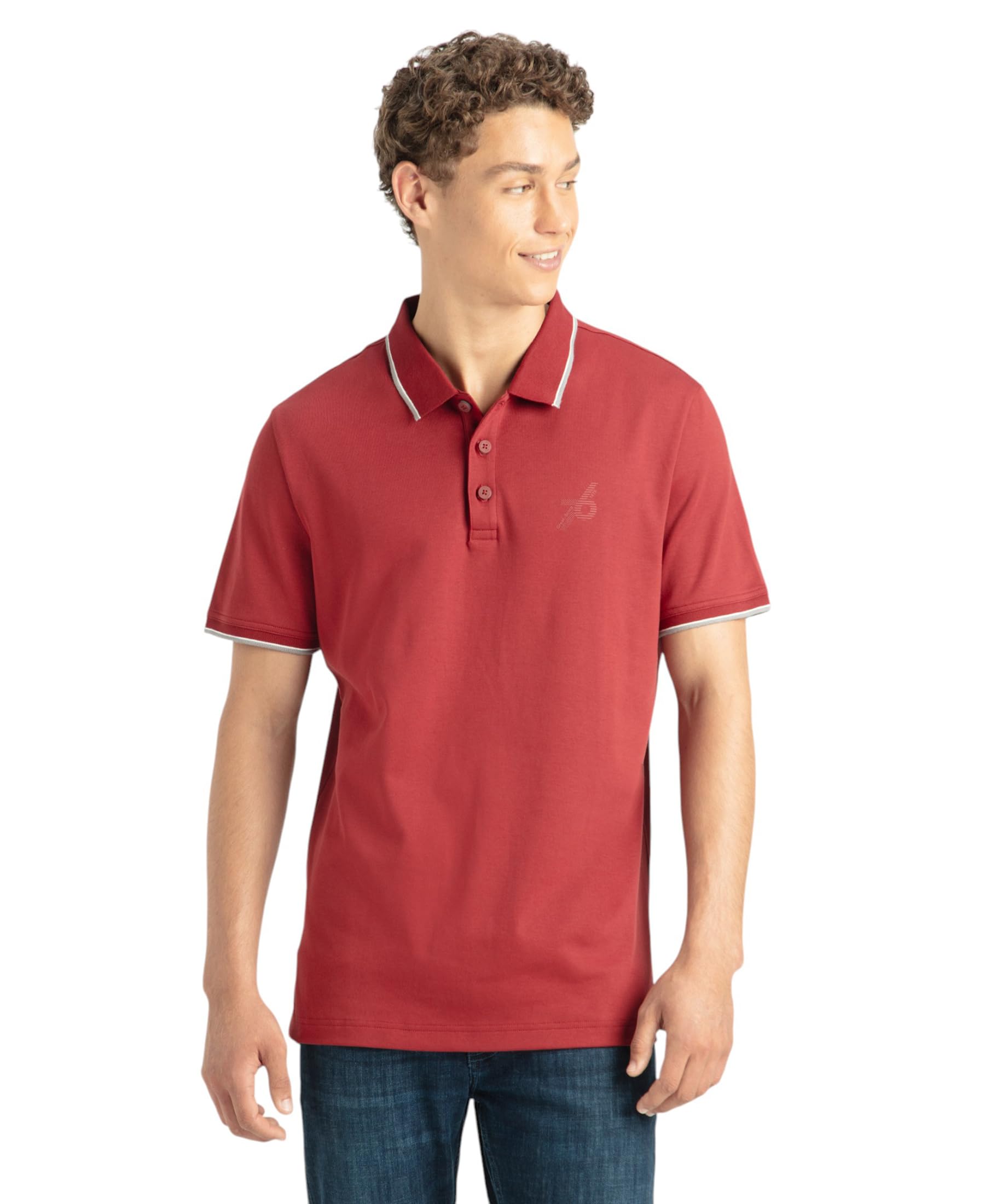 Jockey 3911 Men's Super Combed Cotton Rich Regular Fit Solid Half Sleeve Polo T-Shirt (Logo Design May Vary)-picture-29