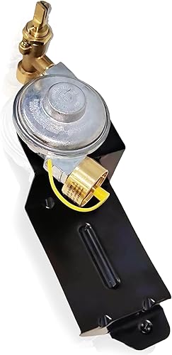 Regulador de válvula de parrilla de gas 64866, compatible con piezas de parrilla de gas Weber Serie Q1000Q1200 50060001, 50060301, 51010001,