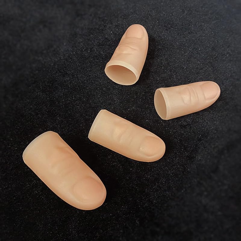 6 Teile/los Polymerharz Daumenspitze Zaubertrick Realistische Geflschte  Daumen Fake Finger Nahaufnahme Illusionen Gimmicks Mentalismus Requisiten  Magisches Zubehr (mittelhart): Amazon.de: Spielzeug