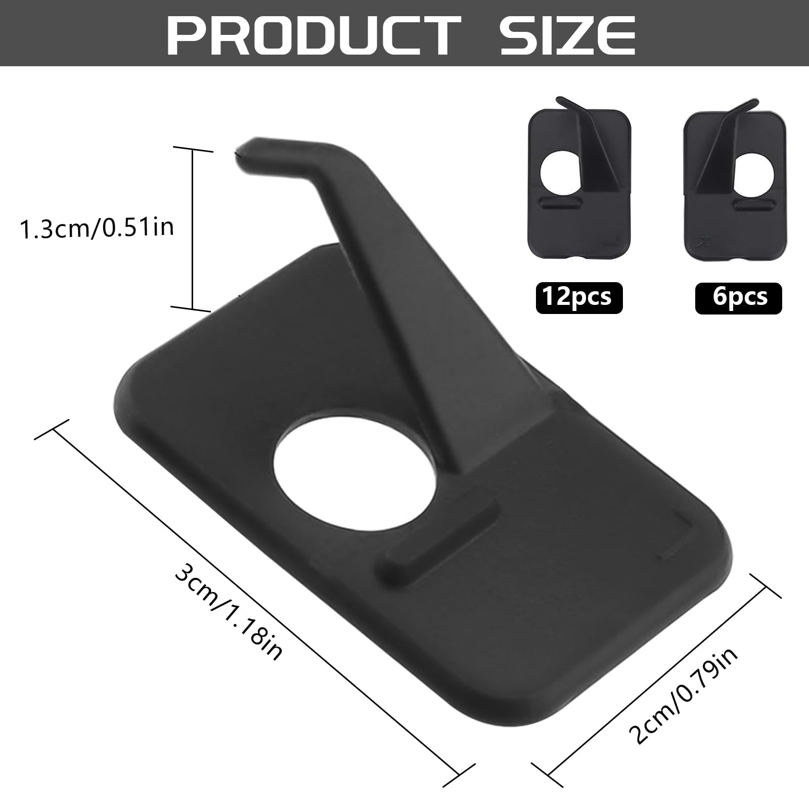 12 Stück Pfeilauflagen Für Recurvebogen - Plastik Auflagen Bogenschießen Zubehör