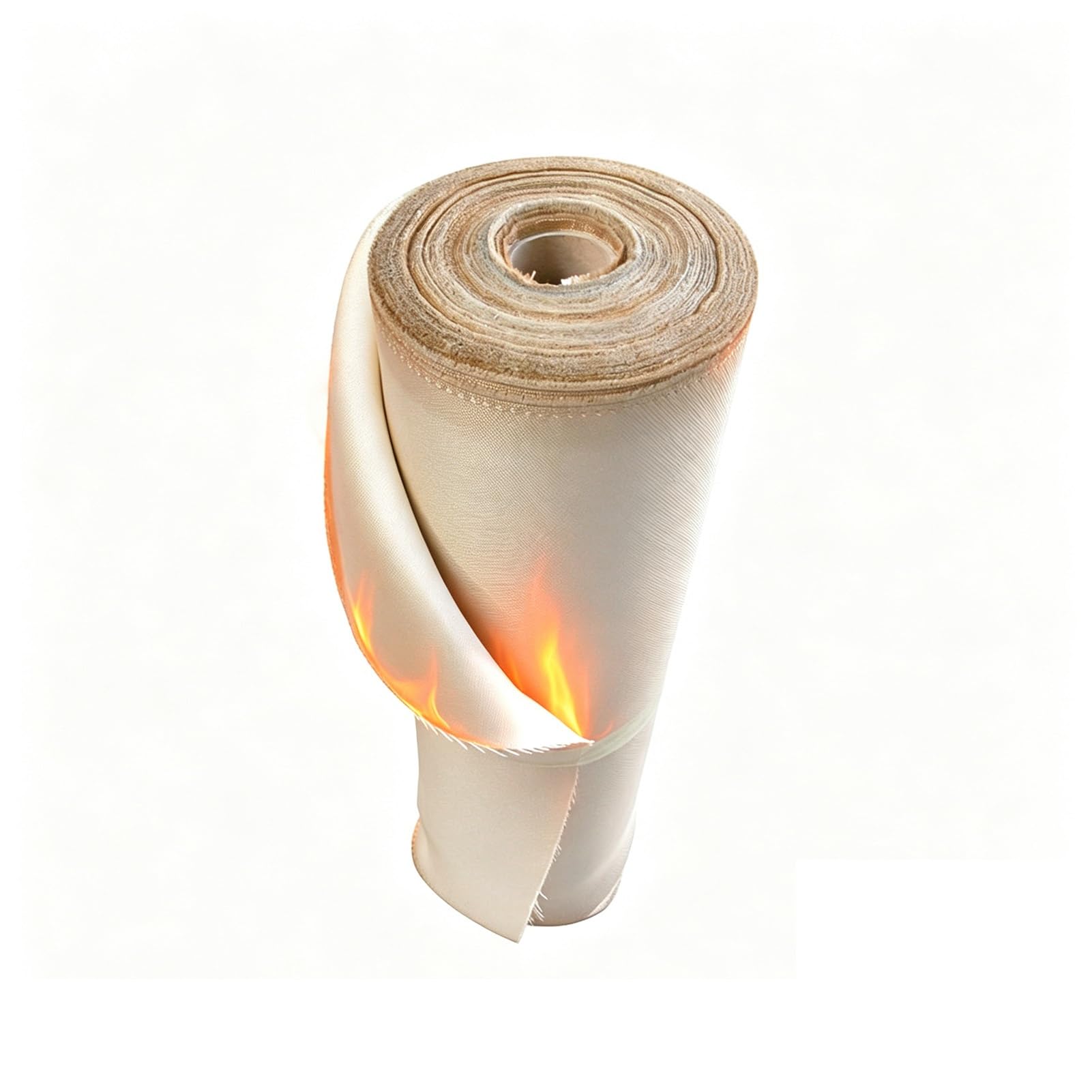 Flammhemmendes, Feuerfestes Gewebe Hochsilika-Geweberolle | Flammhemmendes Gewebe for Schweiß-, Schleif- Und Schneidarbeiten, Werkstatt- Und Fabrikanwendungen(0.92mx4mx0.5mm)