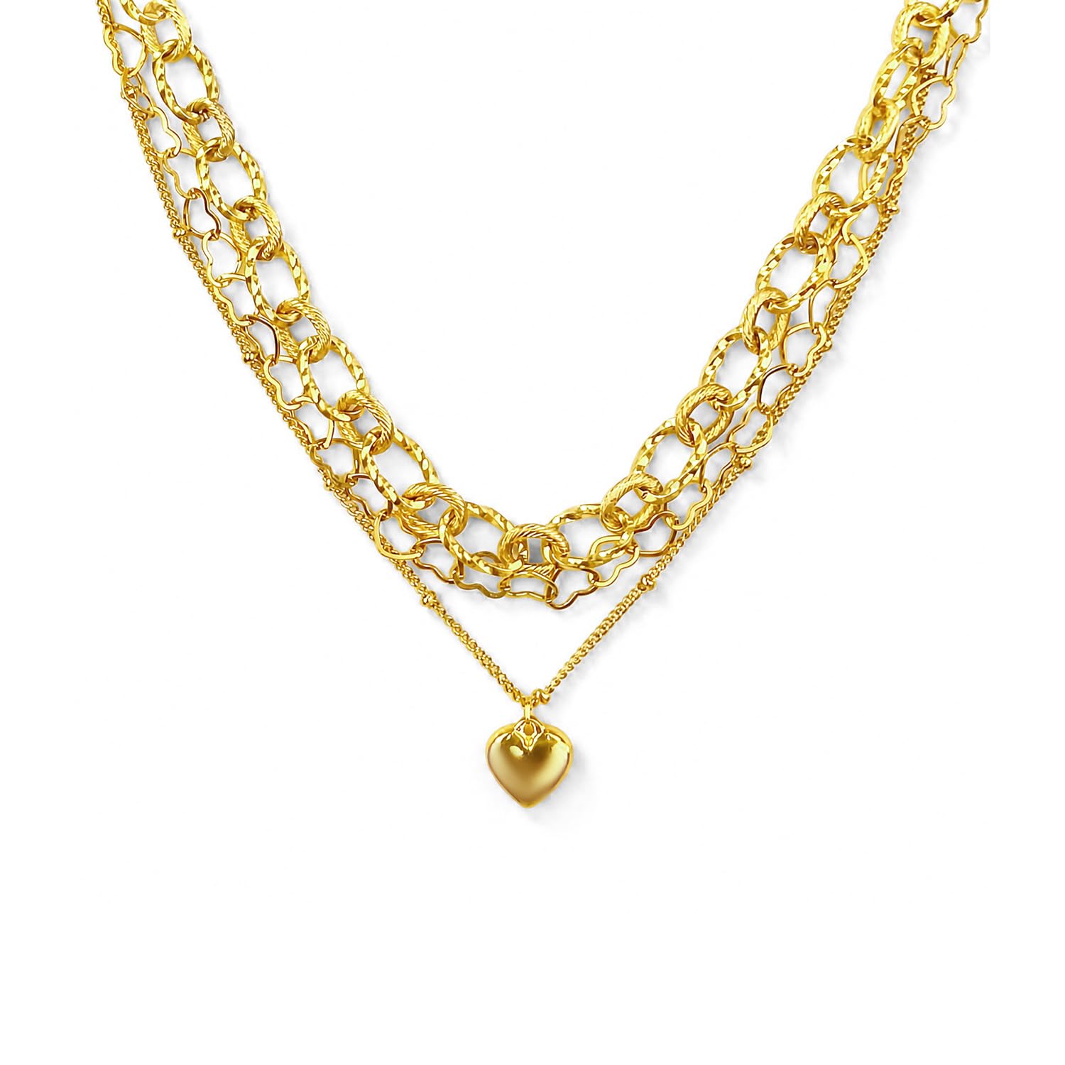 palmonas Regalia Link Statement Necklace for Women - Waterproof & Anti-Tarnish-picture-30