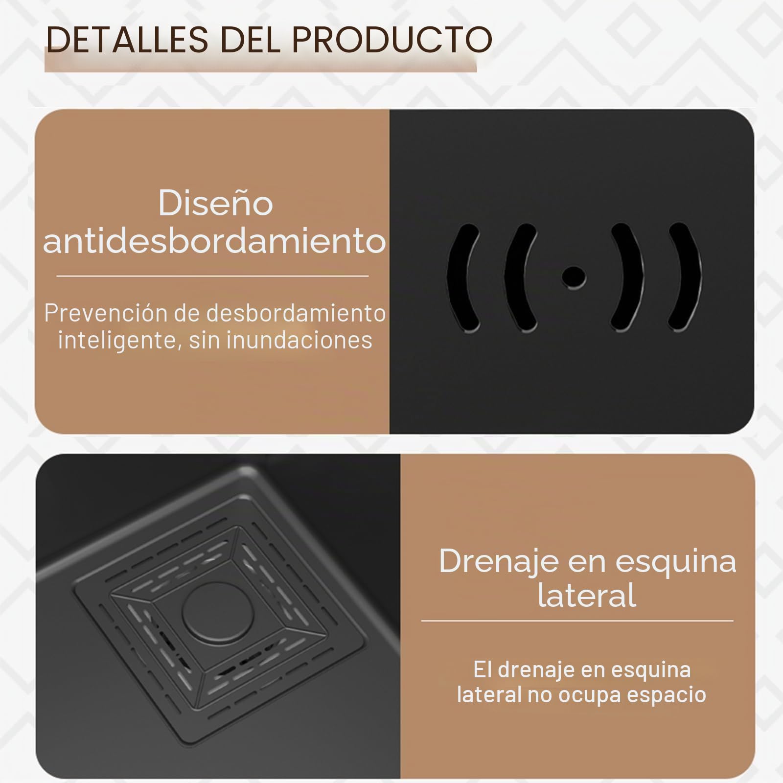 Fregadero comercial de acero inoxidable piscina individual con grifo、Fregadero independiente con mueble,Fregadero de acero inoxidable con escurridor,Fácil de limpiar,Adecuado para la cocina,Lavandería