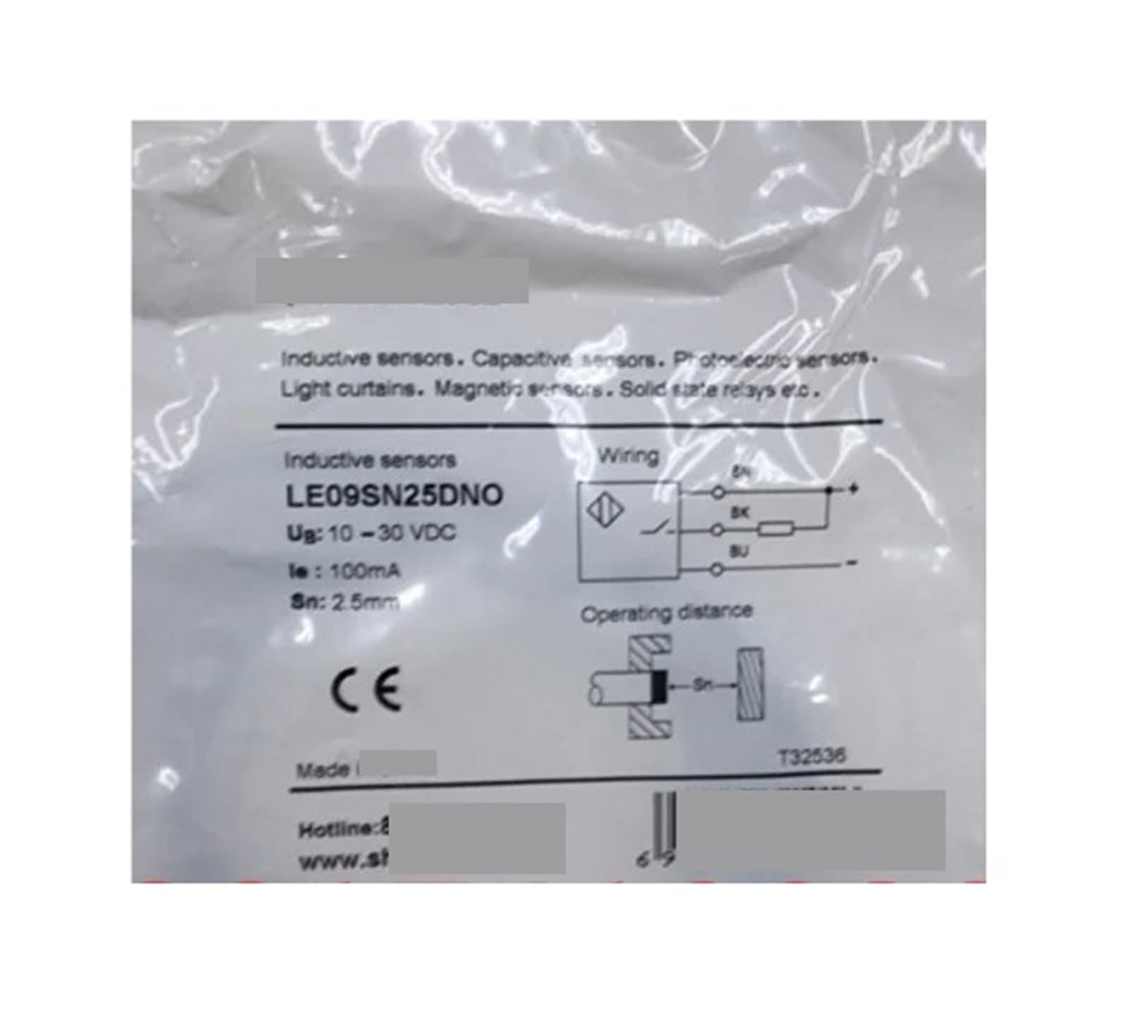 ZOZ03Y0 Sensor Switch, Proximity Switch LE09SN25DNO, NPN