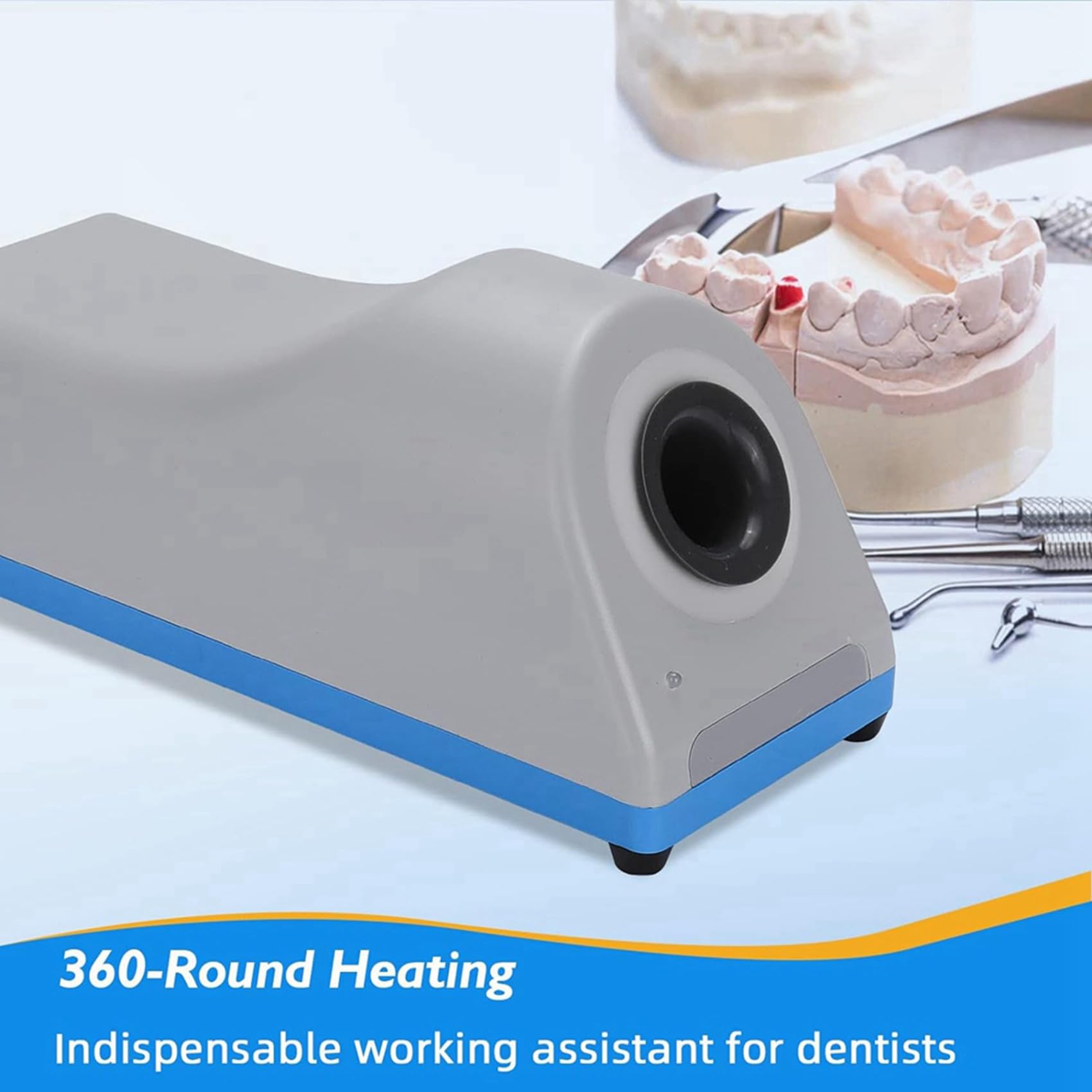 3X Calentador Cuchillos para Tallar Laboratorio, Sensor ElectróNico Sin Llama, Calentador Cuchillos para Tallar por InduccióN, Herramientas de TéCnico Dental, Enchufe de la UE