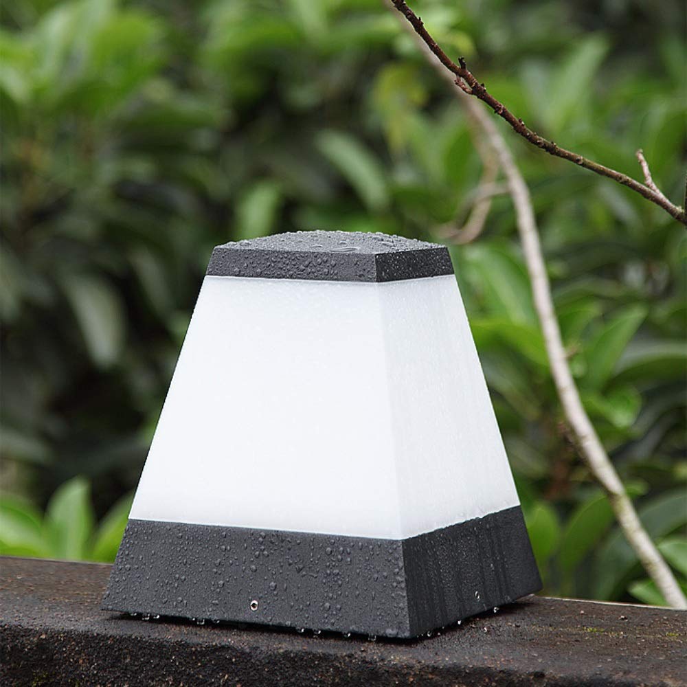 16W LED Zewnętrzna kolumnowa Zewnętrzny płot ogrodowy Ściana Willa Odrzwi Wystrój domu Aluminiowy wodoodporny IP54 PC Klosz Słupek słupkowy Oprawa latarni