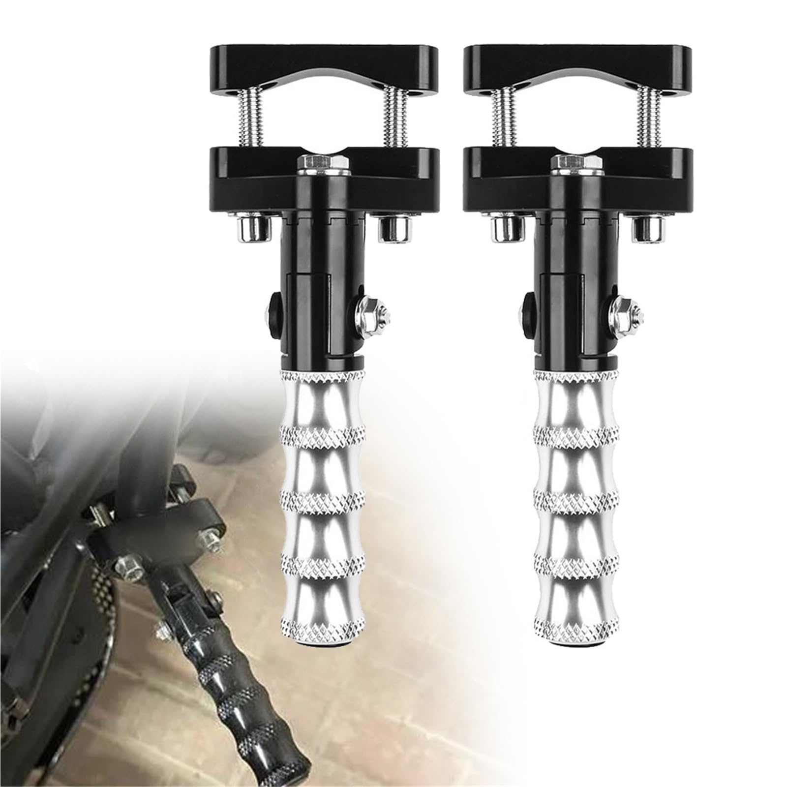 Repose-pieds pliable universel moto 22-28 mm pour Husqvarna 701 Enduro