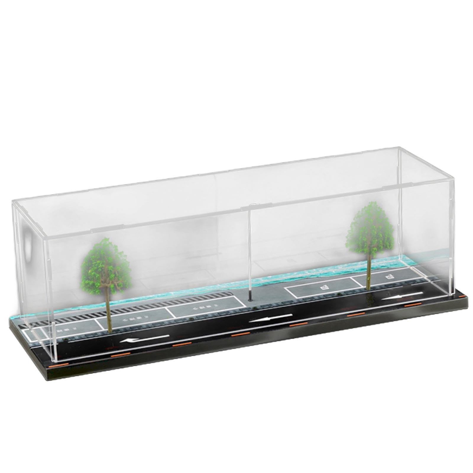 Modelo 1:64, Vitrina de Coche, Regalos, Modelo de Garaje estacionamiento para el hogar, librería, Oficina, Carretera Junto al mar