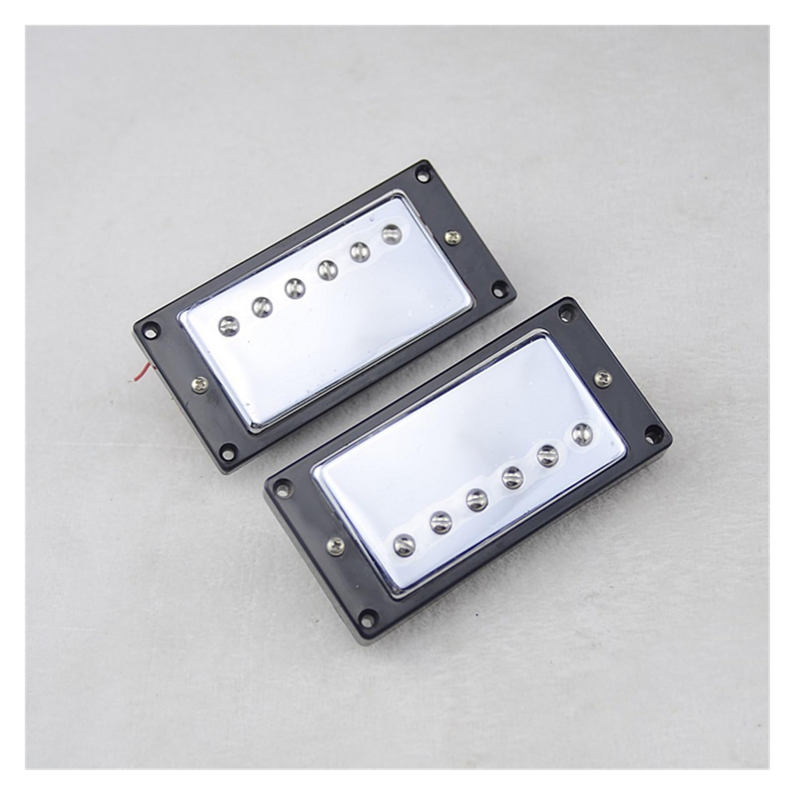 Gitara Elektryczna Srebrna Okładka Zamknięta Mini Alnico Magnes Humbucker Pickup Zestaw Przetwornik do Gitary Elektrycznej