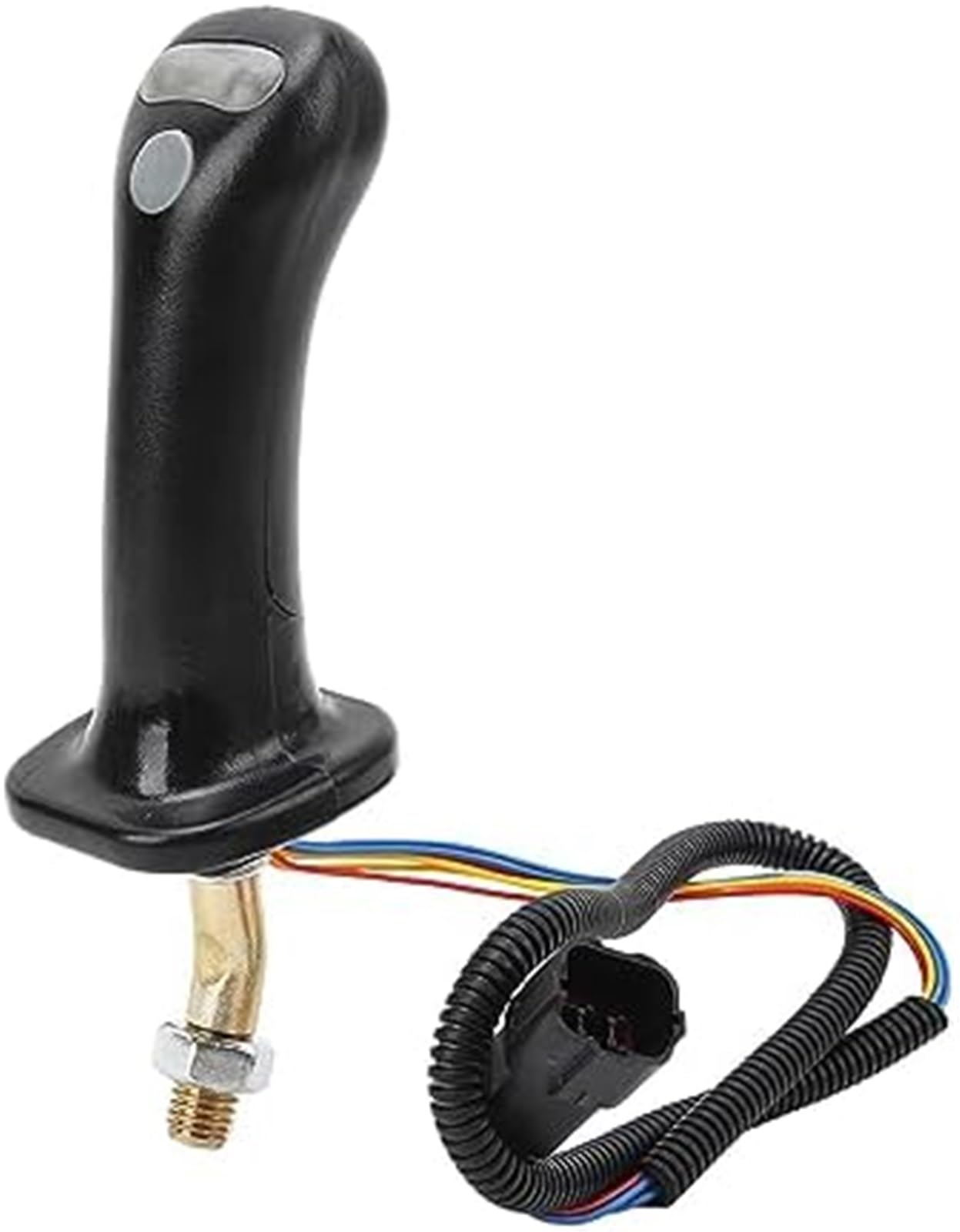 2 manijas de Palanca de Mando for Excavadora de 3 Botones con 6 Pines, manijas de Palanca de Mando for Excavadora, for DH DX150 215 225 300 37020119C Control de Joystick para Excavadora