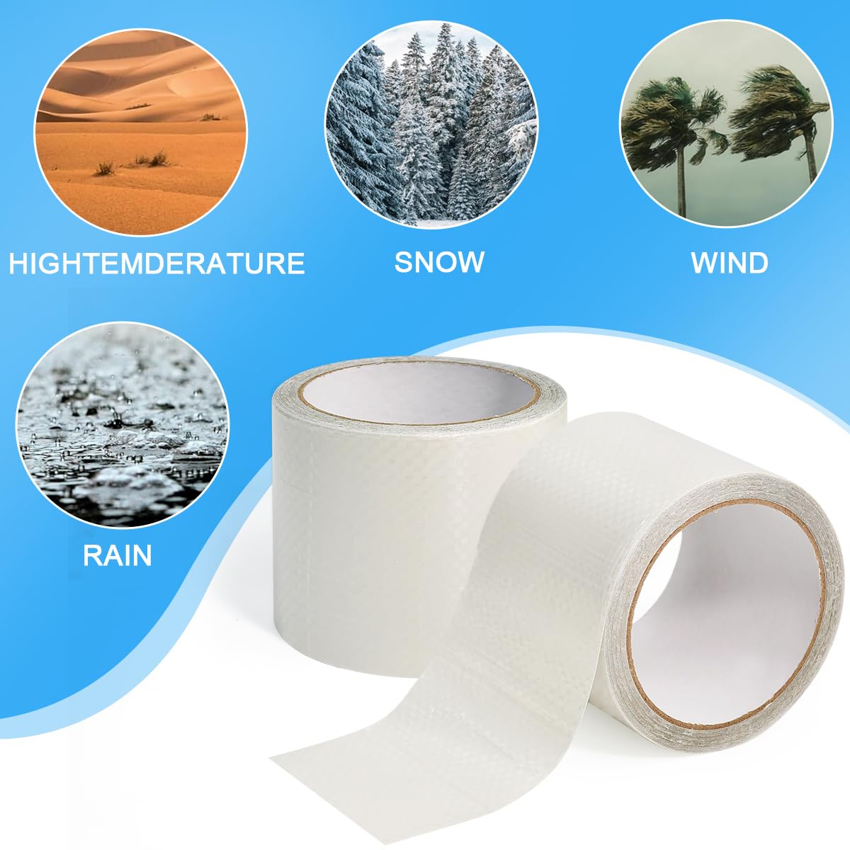 Ruban De Réparation De Tente 8 CM X 5 M Ruban Adhésif De Réparation