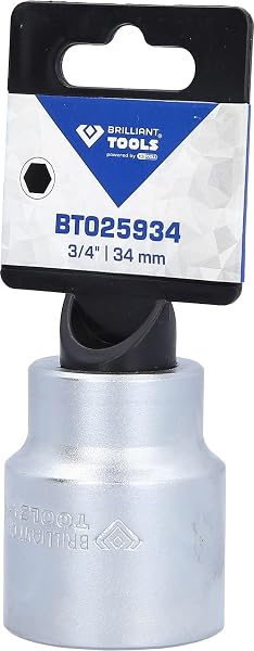 BRILLIANT TOOLS BT025934 3/4" Hex Socket 34mm [Powered by KS TOOLS] - 4