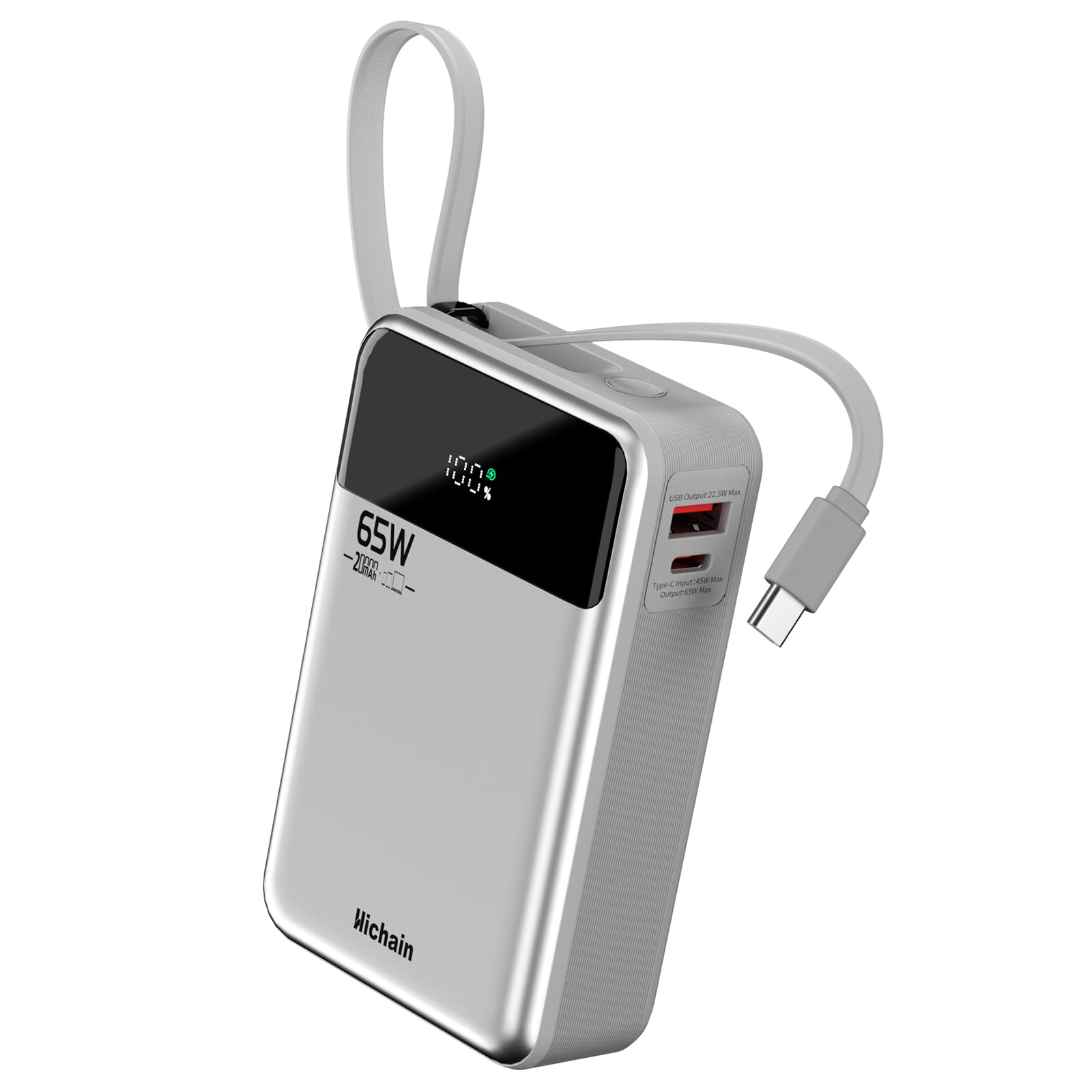 Amazon.com: Hichain Laptop Power Bank 65W 20000mAh Portable