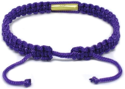 Miniatura 2 de Pulsera tailandesa hecha a mano con amuleto de latón Pulsera de macramé tejida bendita para karma, buena suerte, amor, amistad, yoga, meditación,