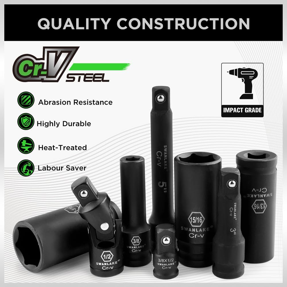 SWANLAKE 19-Piece 1/2