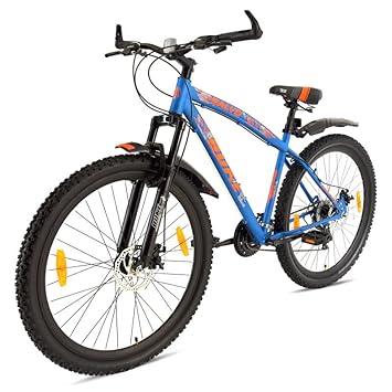 Avon Buke Bicycles Salvo 29T MTB | Wheel Size:29 inches | High-Tensile Alloy Frame:18.5 inches | 21-Speed Shimano Gear Front Suspension | Dual Disc Brakes | Double-Wall Alloy Rim (Blue Matt Finish)