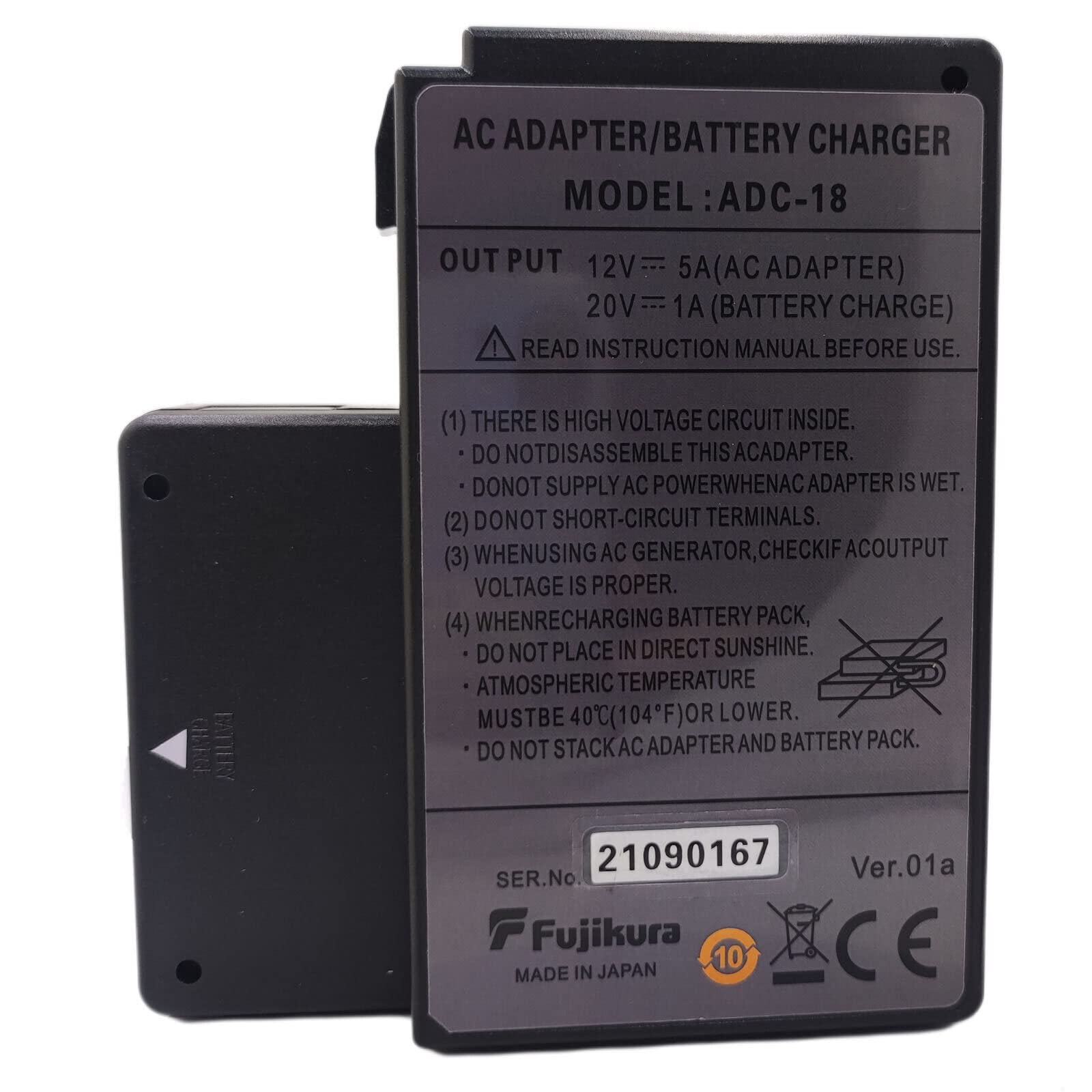 FSM-70S FSM-70S+ FSM-80S FSM-70R FSM-70R+ AC Adapter Battery Charger ADC-18 for Fujikura FSM-70S FSM-70S+ FSM-80S FSM-70R FSM-70R+ Fusion Splicer