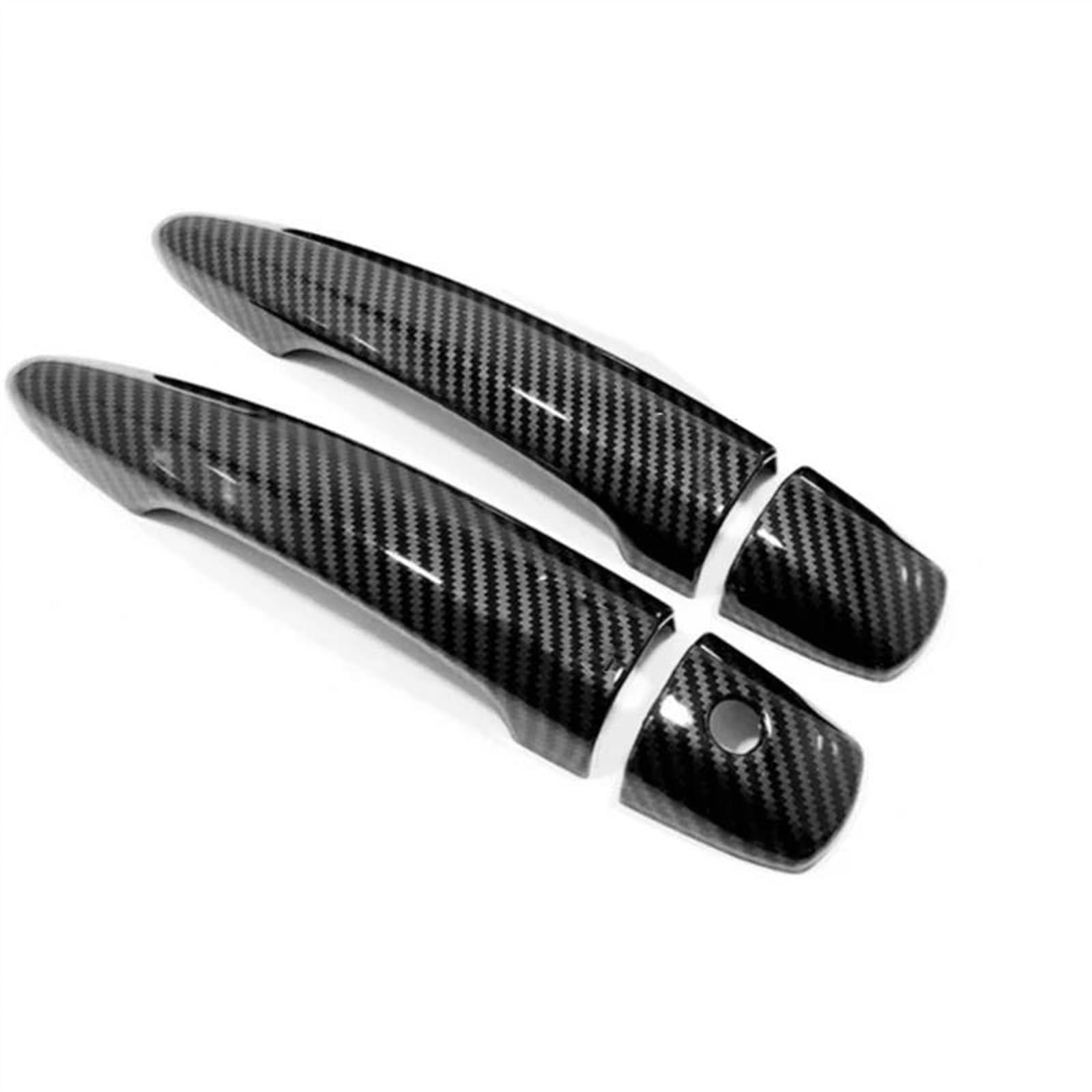 Csspdm Carbon A Chrome Carbon Fiber Car Door Handle Covers Styling Accessories Stickers Decal For Nissan For Juke 2021 2022 2023(Carbon A)