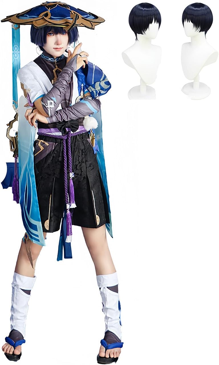 【原神】スカラマシュ　散兵　ウィッグ付　3XL　コスプレ衣装　E-9425★ Amazon.co.jp: [DOZZZY] 豪華版2024美品原神 散兵 コスプレ 衣装