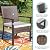 PHI VILLA 9 Piece Outdoor Dining Set for 8, Expandable Metal Dining Table & Cushioned Rattan Chairs for Patio, Deck, Yard