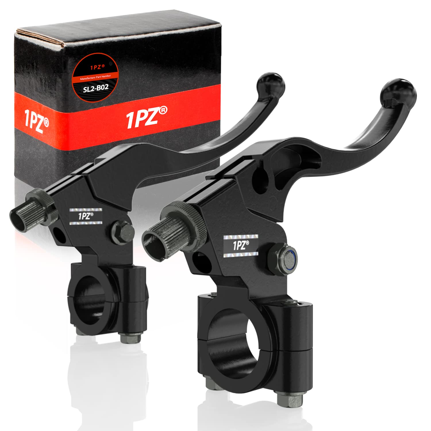 Leva del Freno Frizione Maniglia 7/8 Pollici 22mm Alluminio Nero per ATV Pit Dirt Bike Motocross 50cc 125cc