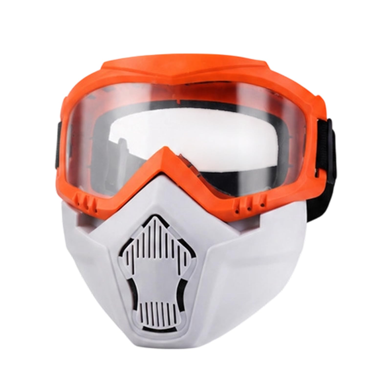 Carotoe Transparent Color Polycarbonate Face Guard With Soft Cushioning Full For Whole Day Comfort In Harsh Weather Conditions And Labor Full Security