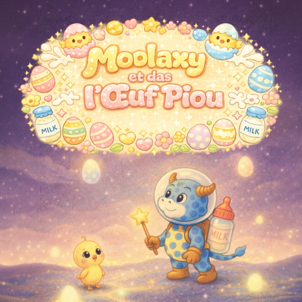 Moolaxy et l’Œuf Piou: Une douce aventure scintillante avec un petit poussin (moolaxy (édition française))
